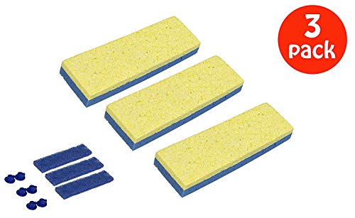 Quickie Automatic Sponge Mop Refill 3 pack