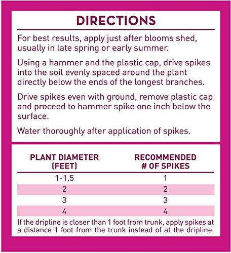 Jobe's Azalea, Camellia & Rhododendron Fertilizer Spikes, 10 Spikes, 4 Pack