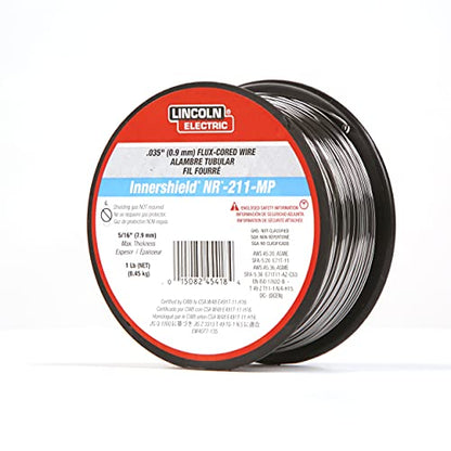 Lincoln Electric ED030584 Inner Shield NR-211 Flux-Core Welding Wire, .035-In. - Quantity 5