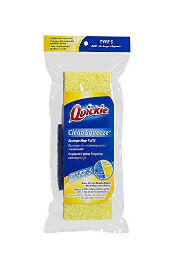 Quickie Automatic Sponge Mop Refill 3 pack