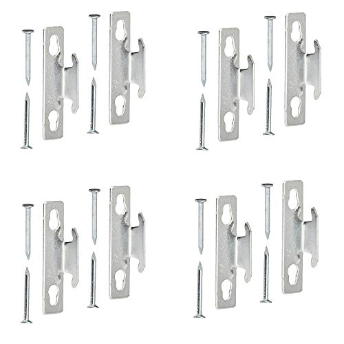 Kenney Mfg Kenney KN851 Single Curtain Rod Bracket, 4 Pack