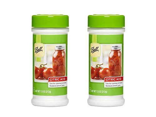 Set of 2 Ball Citric Acid 7.5 oz. Jar bundled by Maven Gifts