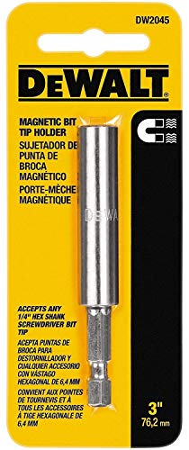 DEWALT DW2045 Professional 3-Inch Magnetic Bit Tip Holder, 3 Pack