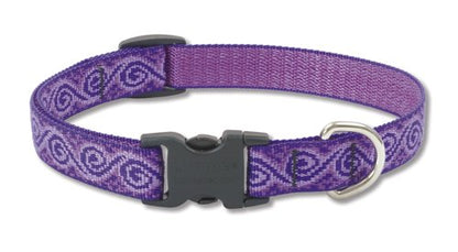 LupinePet Originals 3/4" Jelly Roll 9-14" Adjustable Collar for Small Dogs