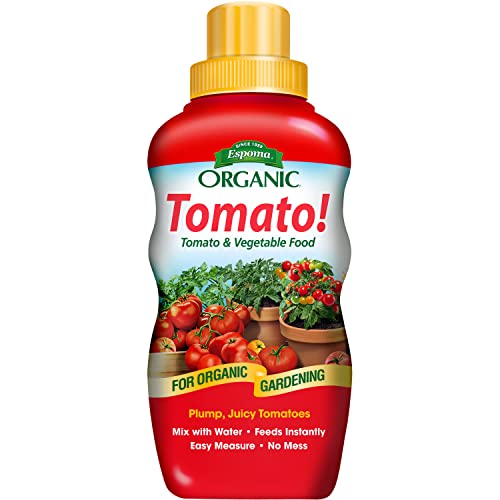 Espoma Organic 16 Ounce Concentrated Tomato! Plant Food - Plant Fertilizer for All Types of Tomatoes and Other Vegetables. for Organic Gardening. Pack of 2