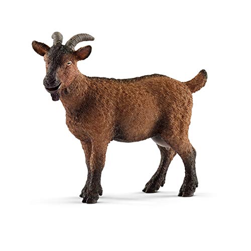 SCHLEICH Farm World, Animal Figurine, Farm Toys for Boys and Girls 3-8 Years Old, Goat Kid