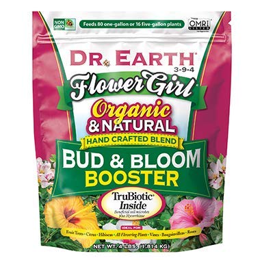 DR EARTH Flower Girl Bud & Bloom Booster 3-9-4 Fertilizer 4LB Bag (1-Bag)