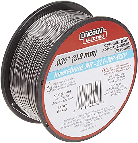 Lincoln Electric ED030584 Inner Shield NR-211 Flux-Core Welding Wire, .035-In. - Quantity 5