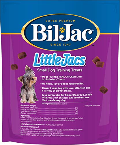 Bil-jac Little Jacs Small Dog Treat - Chicken Liver - 10 Oz (Pack of 4)