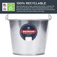 Galvanized Steel Pail, 5-Qt.