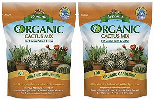 Espoma CA4 4-Quart Organic Cactus Mix (2 Pack)