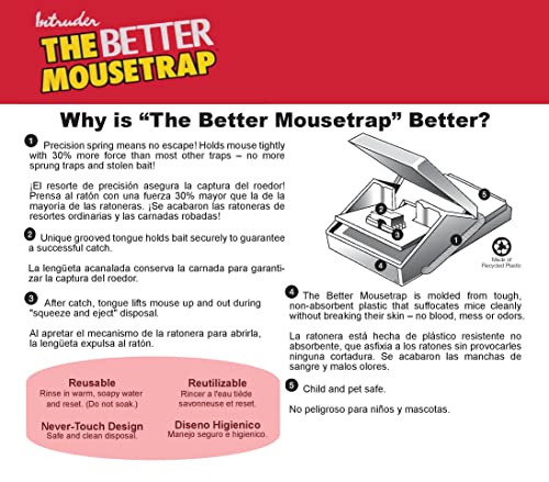 Intruder 16000 The Better Mousetrap, 2-Pk. - Quantity 6