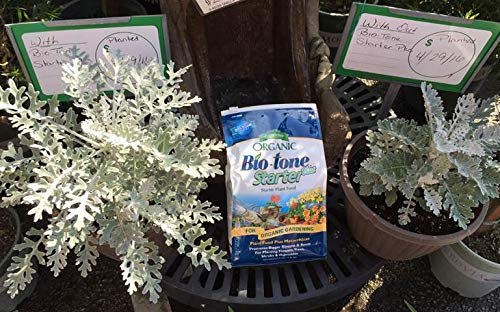 Espoma Bio-Tone Starter Plus Plant Food, Natural & Organic Fertilizer for All Plants, 4 lb, Pack of 2